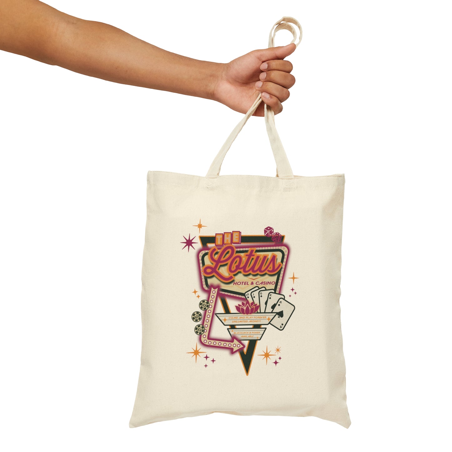 Lotus Hotel & Casino Tote Bag