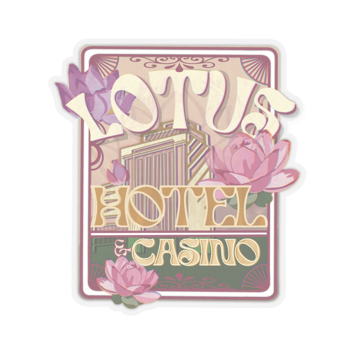 Lotus Hotel & Casino Sticker