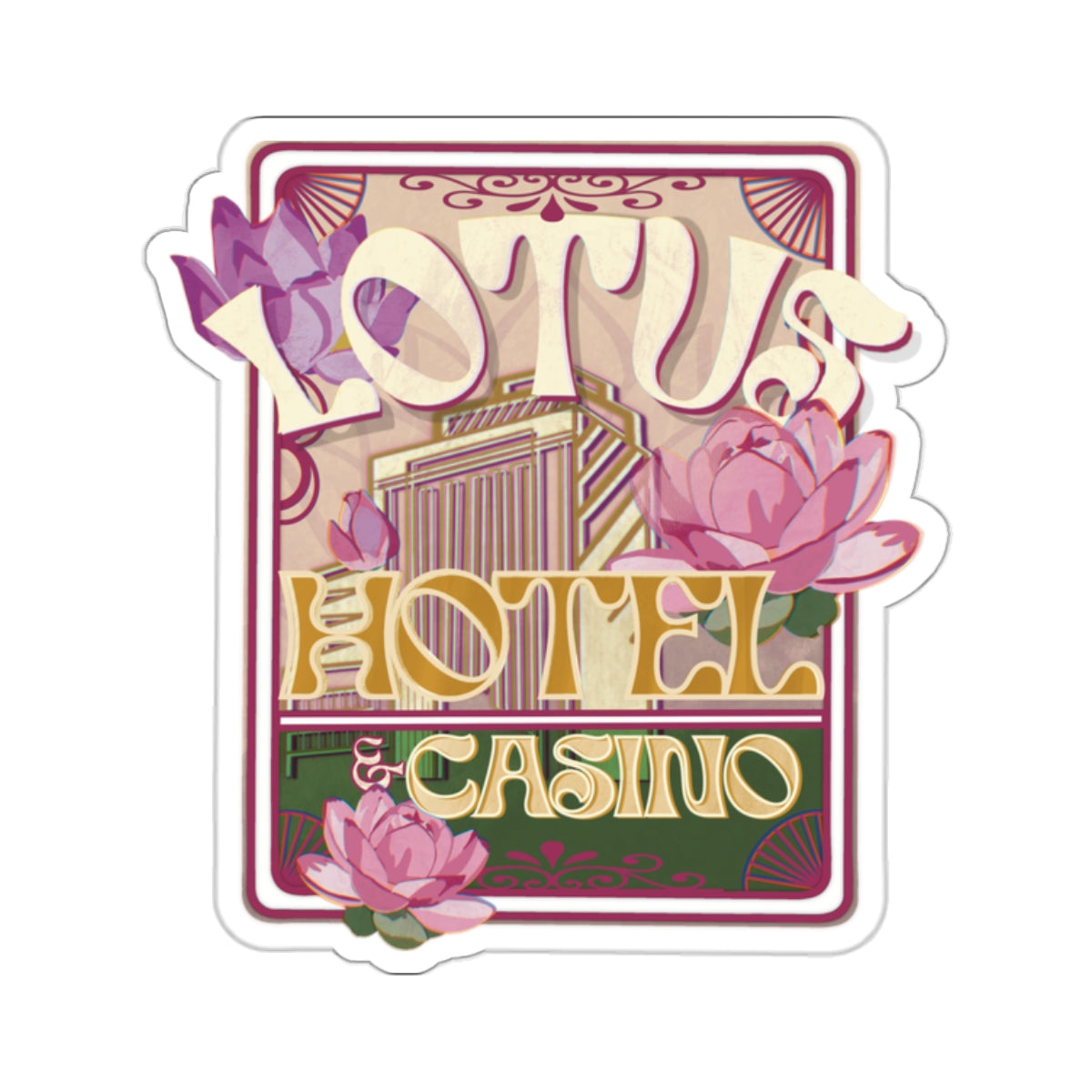 Lotus Hotel & Casino Sticker