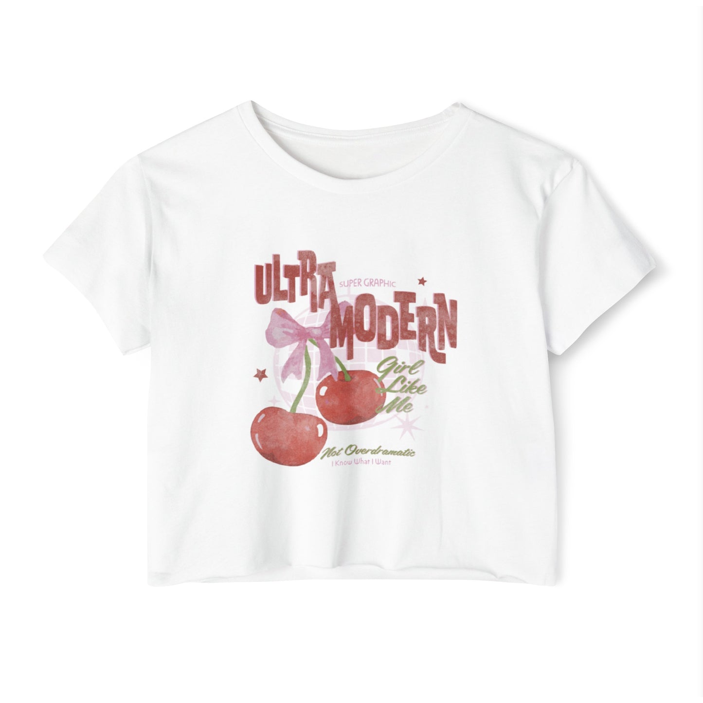 Ultra Modern | Graphic Crop Top