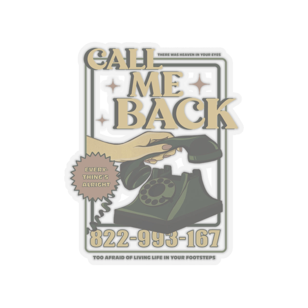 Call Me Back | Sticker