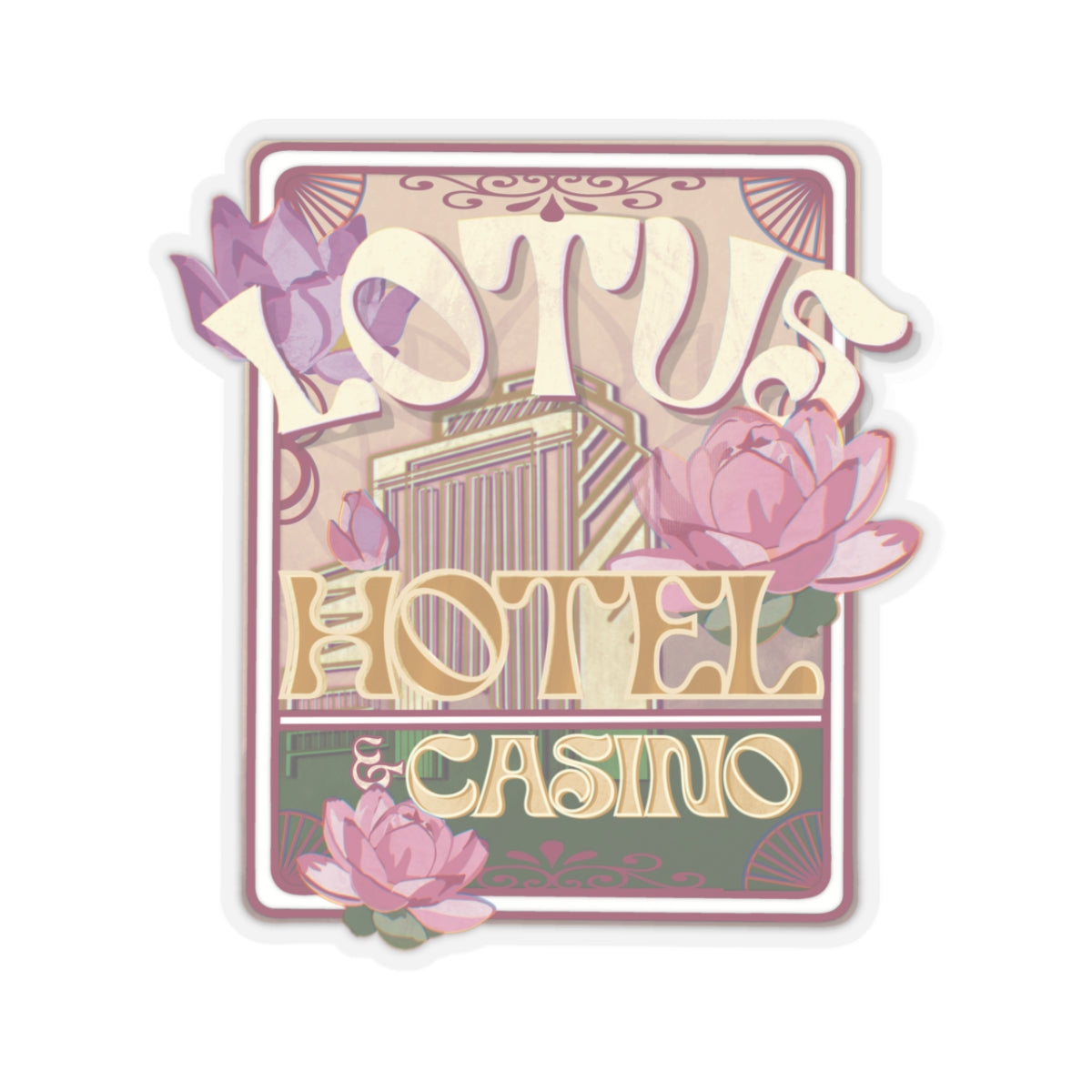 Lotus Hotel & Casino Sticker