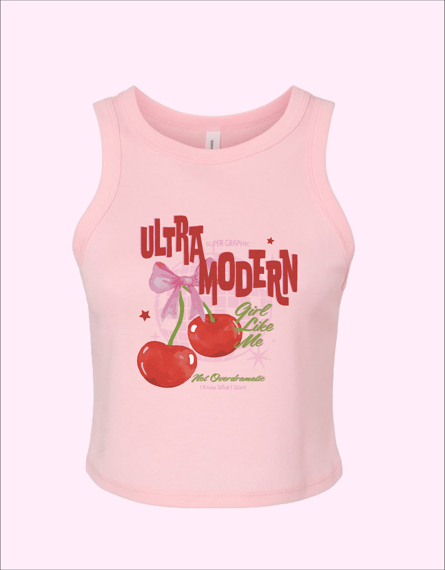 Super Ultra Graphic Cropped Tank