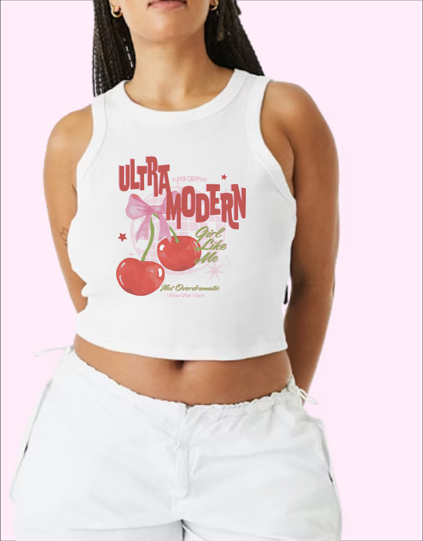 Super Ultra Graphic Cropped Tank