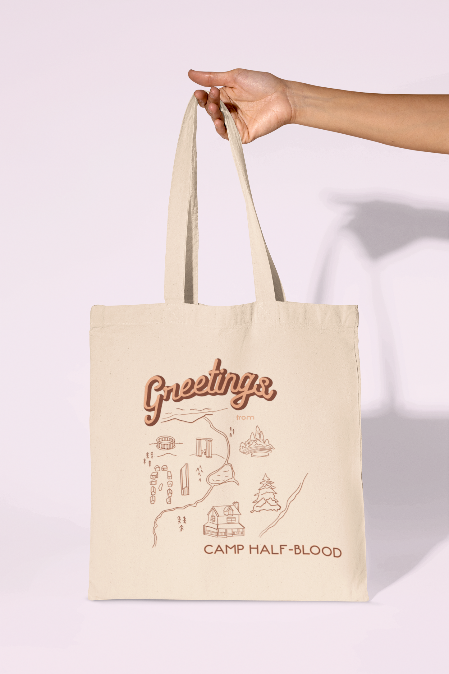 Greetings From Camp Half Blood Tote