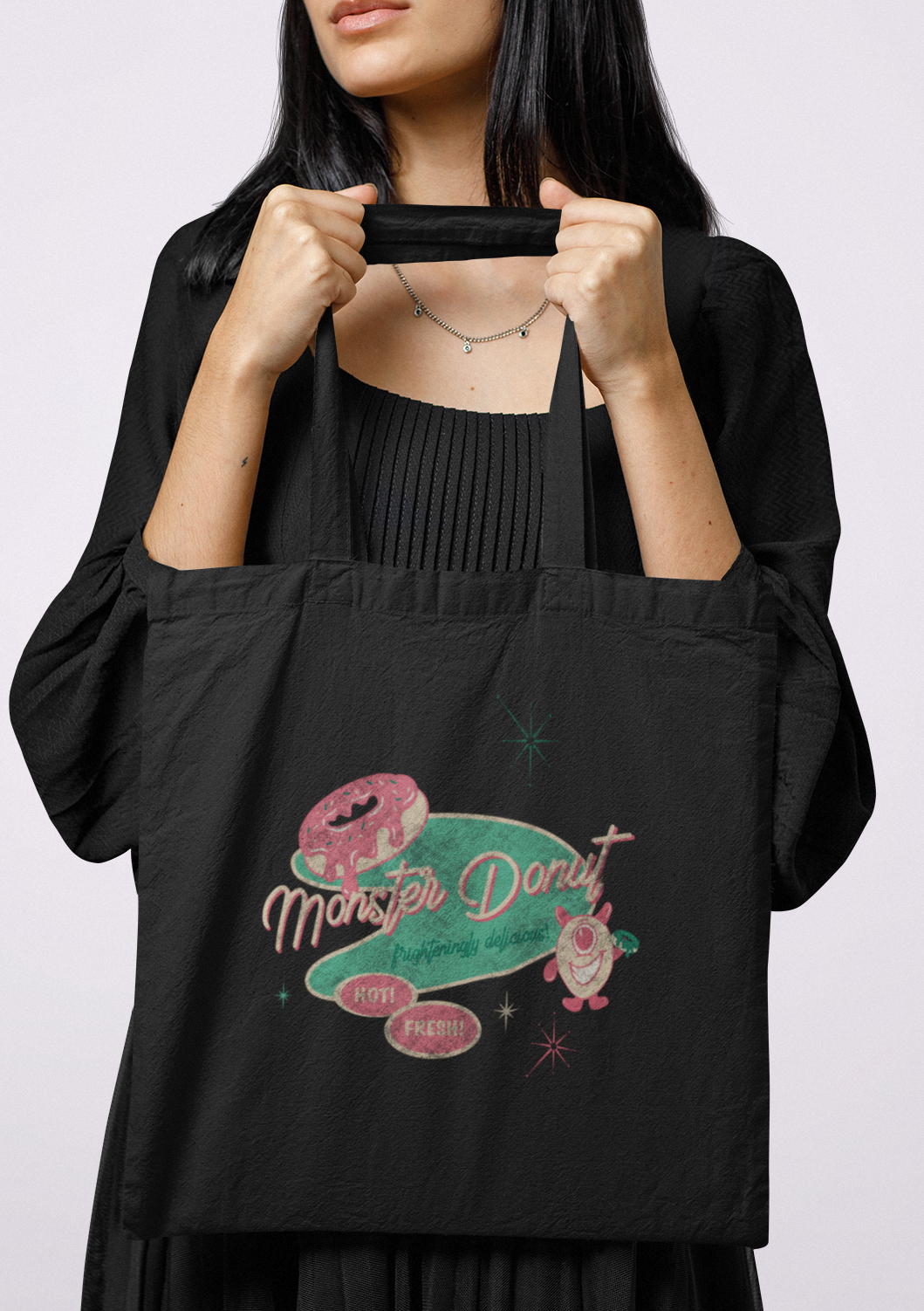 Monster Donuts Tote Bag
