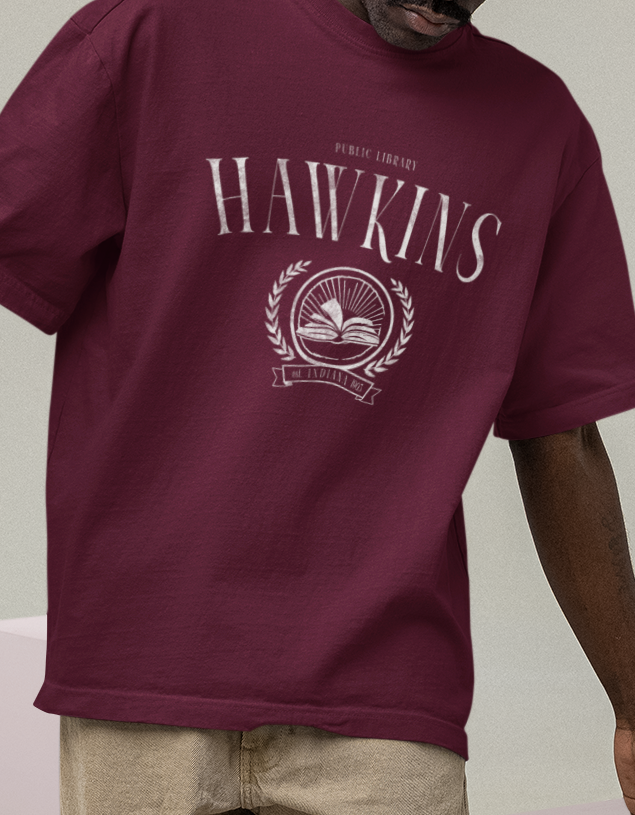 Hawkins Library Graphic Tee