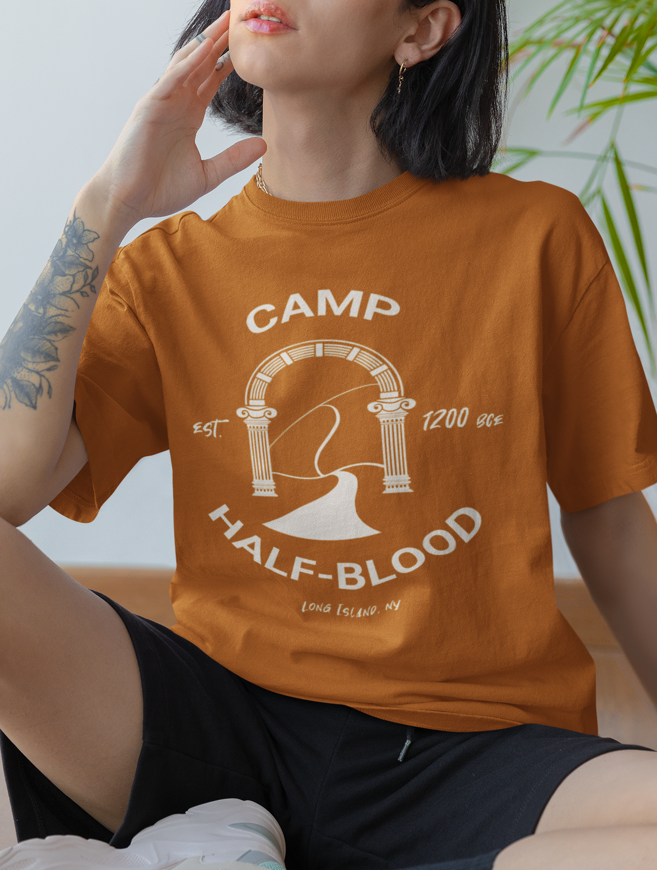 Camp Half-Blood Crew Neck Tee – TayMasDesigns