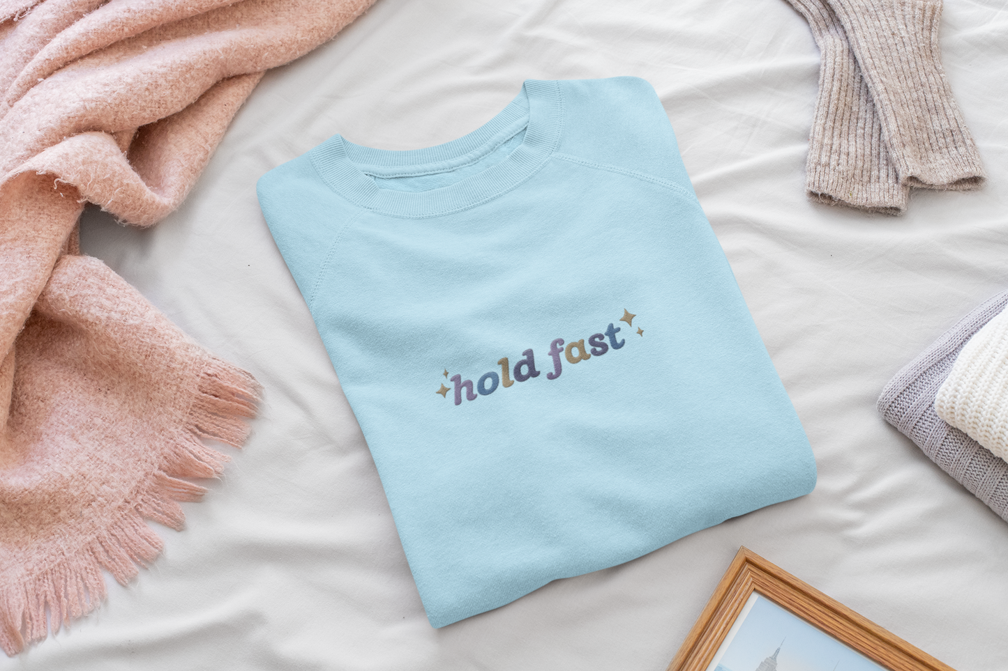 Hold Fast | Embroidered Crewneck