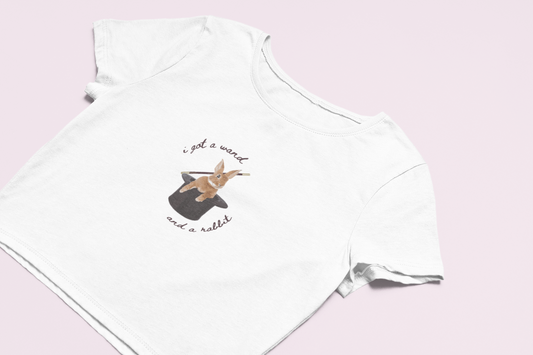 Wand & Rabbit | Graphic Crop Top