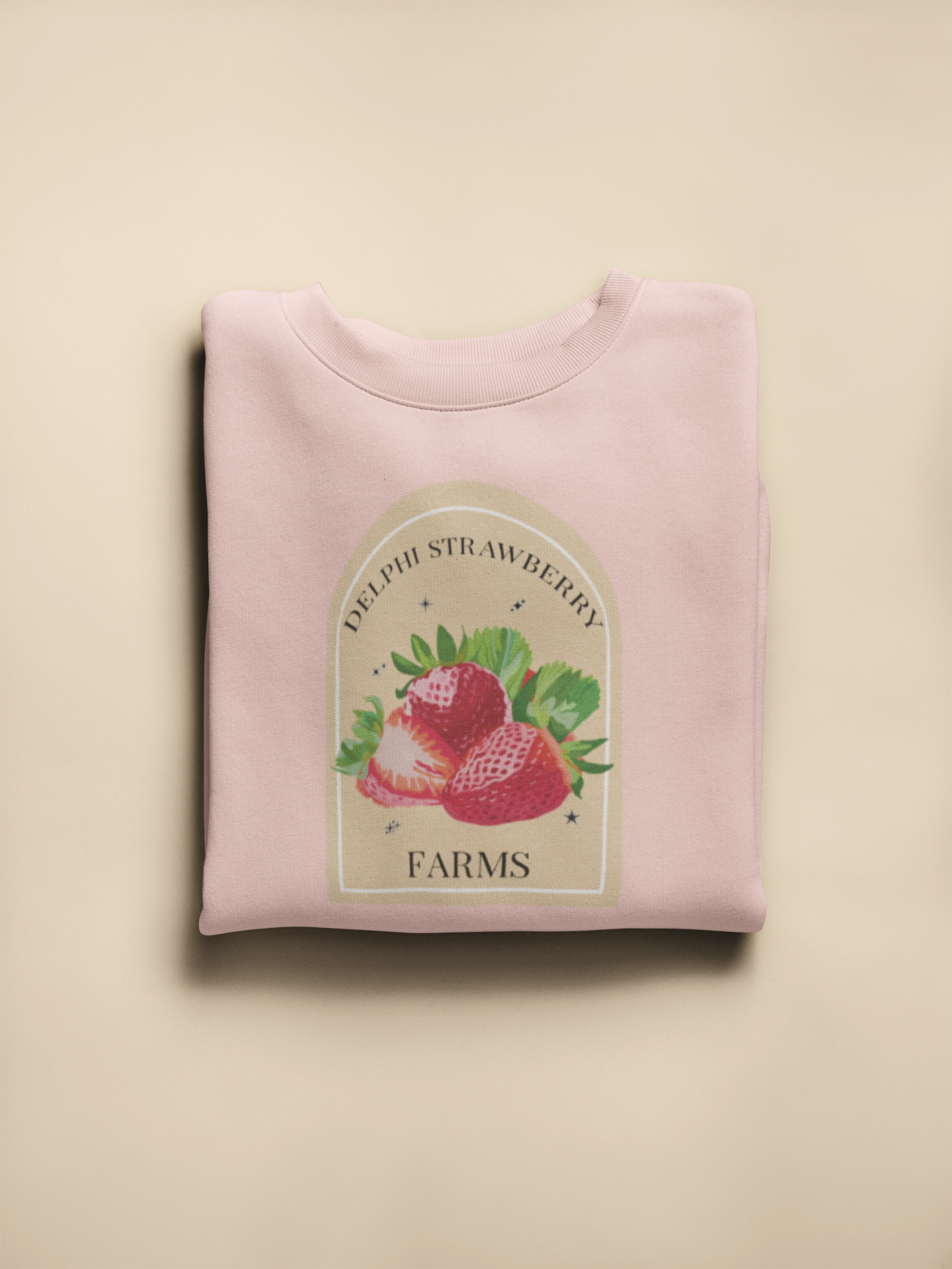 Delphi Strawberry Farms Crewneck