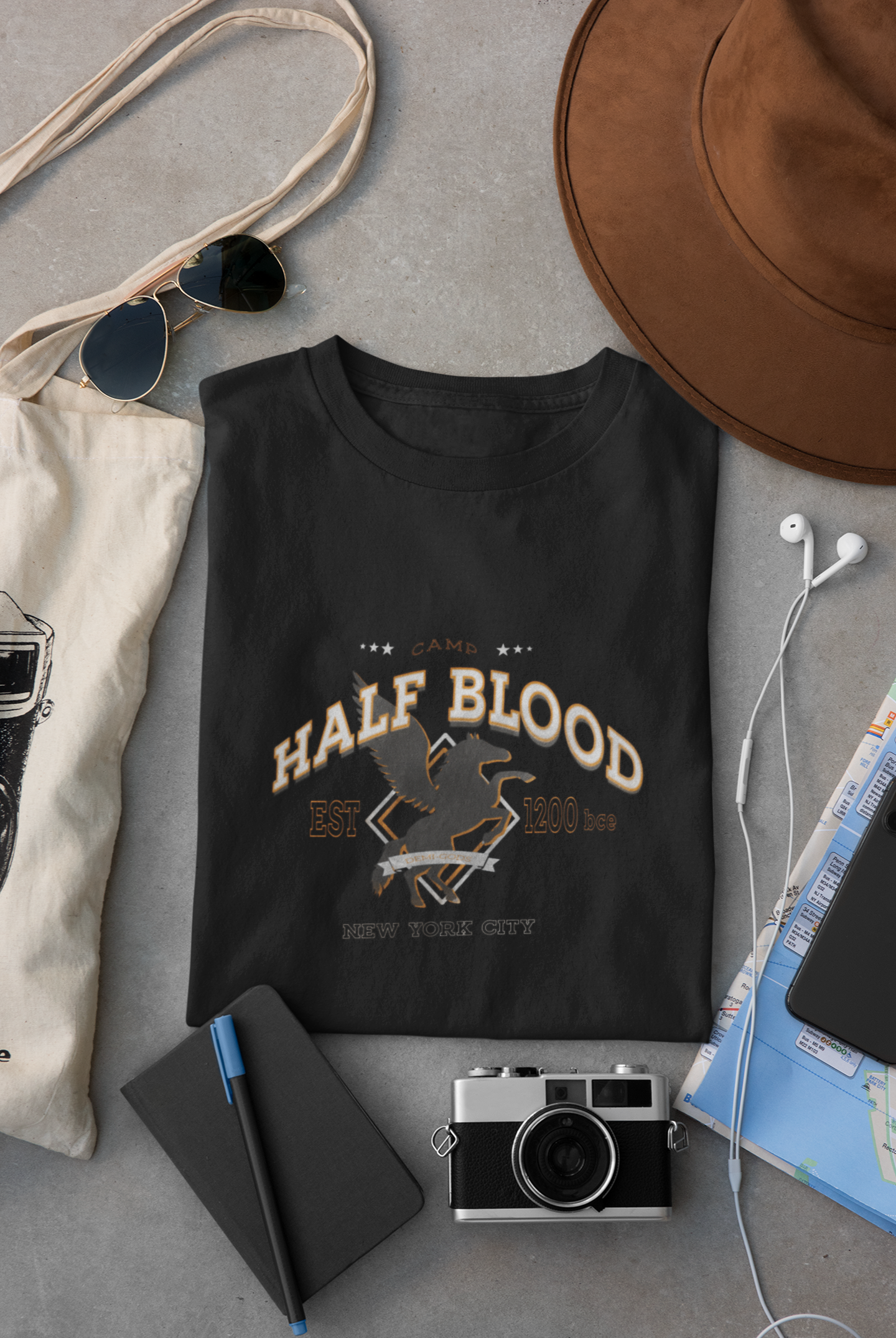 Camp Half-Blood Crew Neck Tee – TayMasDesigns