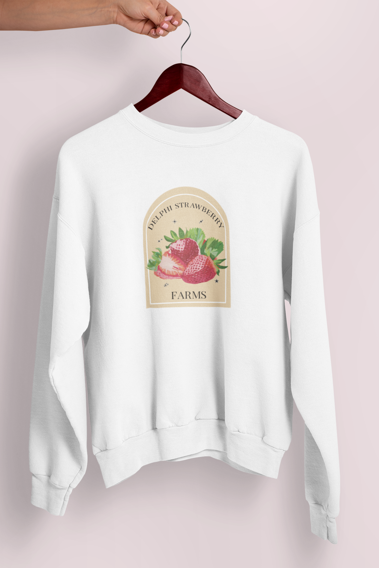 Delphi Strawberry Farms Crewneck