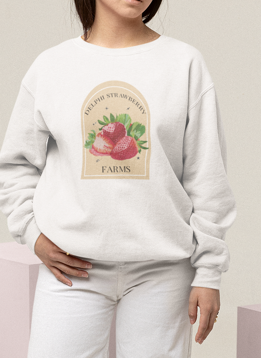 Delphi Strawberry Farms Crewneck